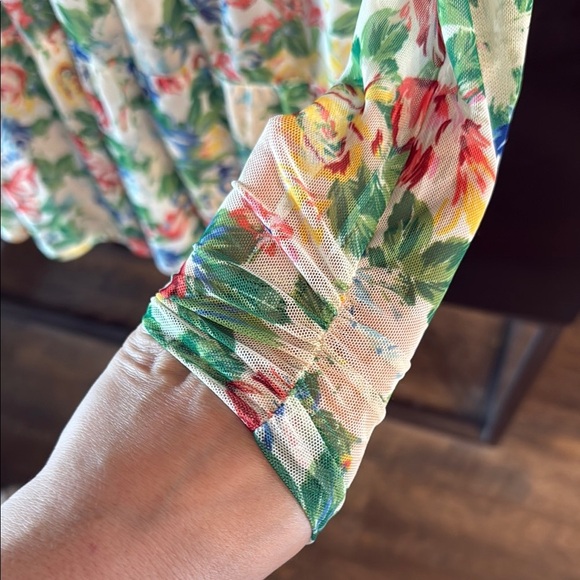 AFRM Floral Mini Dress - Multicolor - Picture 6 of 9